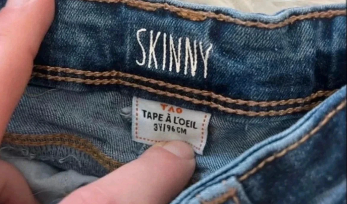 Calça jeans slim para menina – Tape à l’œil – 3 anos – Bom estado – photo 3